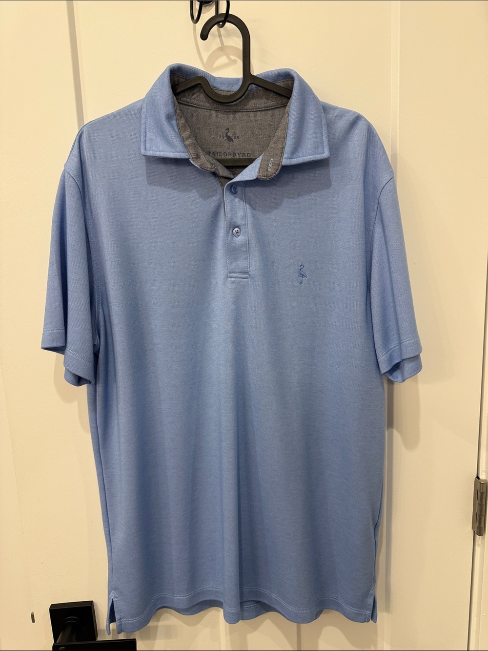 Tailorbyrd Men's Light Blue Polo Shirt